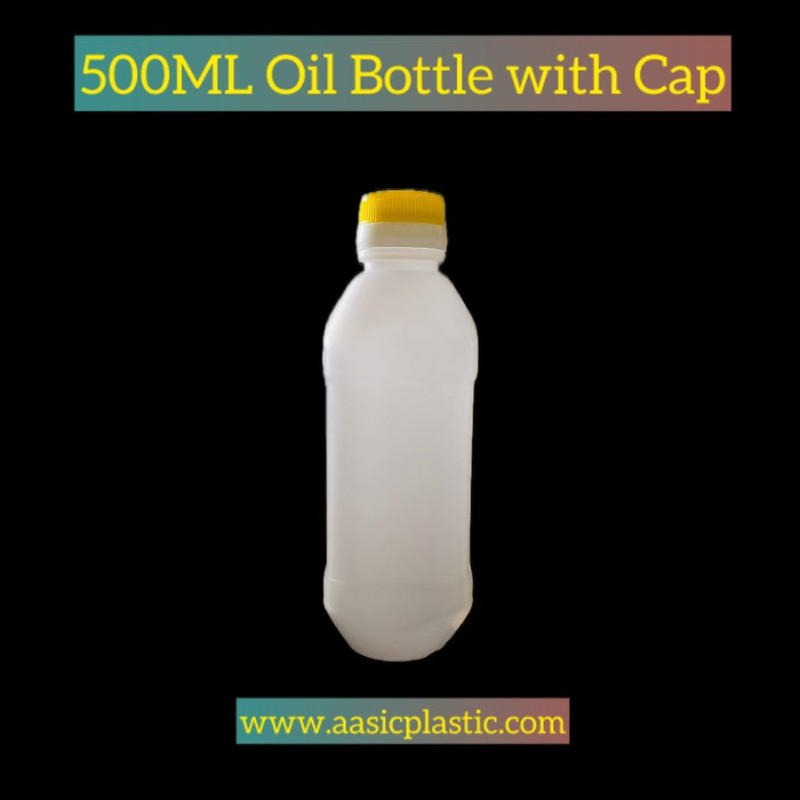 500ml HDPE Oil Bottle with CTC Cap
